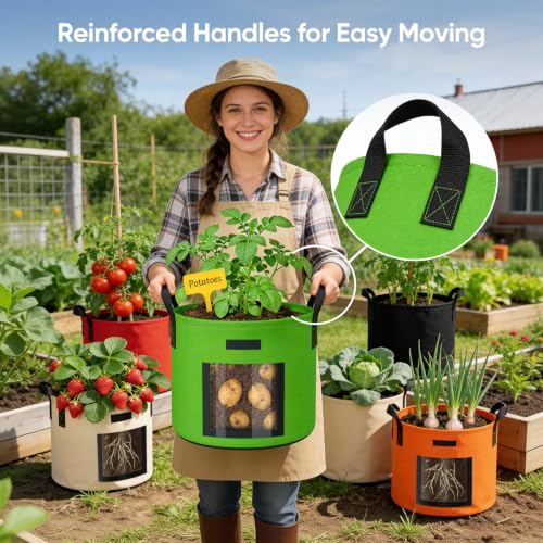 10 Gallon Potato Grow Bags (5 Count)