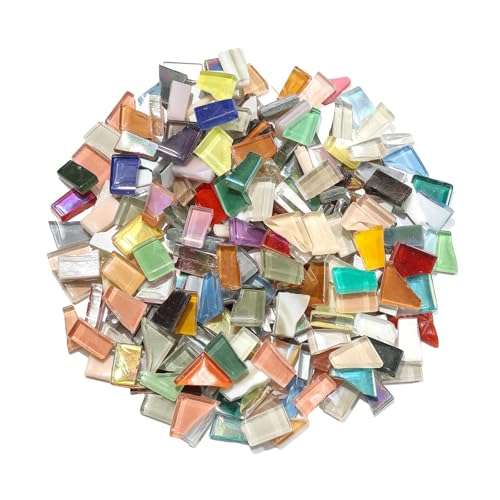 Mixed Color Irregular Mosaic Glass Mosaic Tiles Pieces (Colorful Mixed Colors)