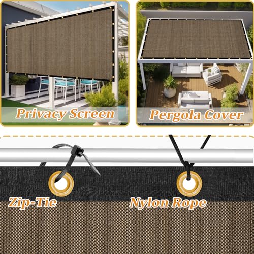 Customized Size 7' X 22' Shade Cloth with Grommets