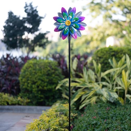 13" Metal Wind Spinner Outdoor (Purple1)