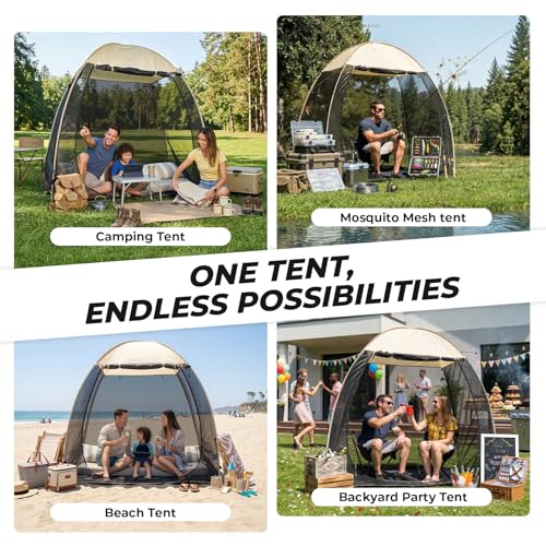 Pop Up Screen House Tent (7 x 4 x 6.5 FT)