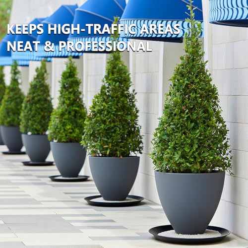 6 Pack 15 Inch Black Plant Saucers (Black / 15-inch (6 pack) Black)