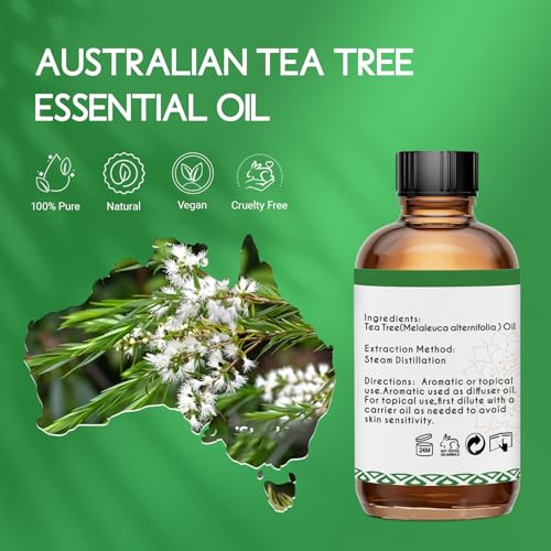 Tea Tree Oil for Skin (4 Fl Oz (Pack of 1))