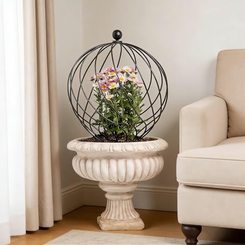 21” Garden Obelisk Trellis for Climbing Plants (21" x 7")