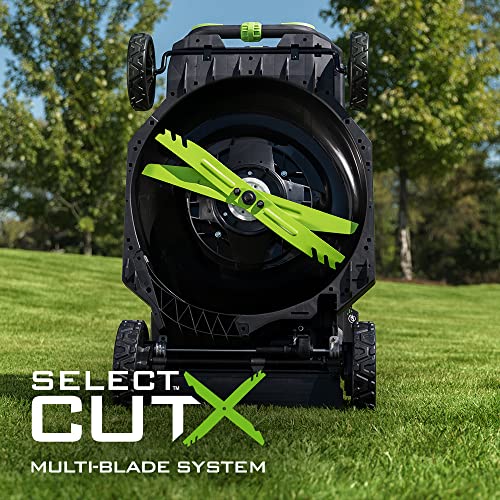 21" Cordless Electric Lawn Mower (21" / w/(2) 6.0Ah Batteries, Select Cut)