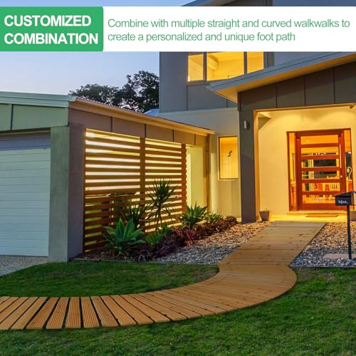 6' Wooden Garden Pathway