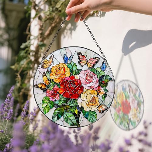 Butterfly & Rose Ornament (Butterfly&rose)