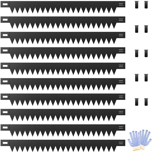 Metal Landscape Edging 10 (Black / 4.5 Inch 10Pcs)