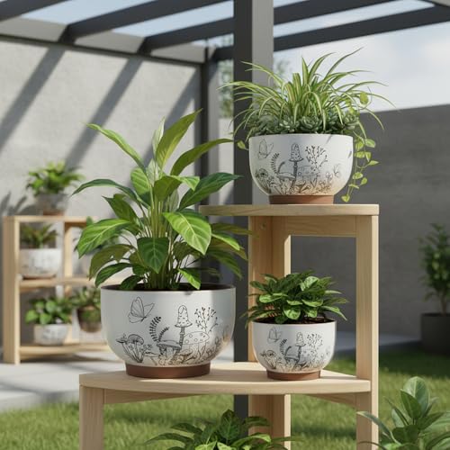 Terracotta Pots (6 Inch - 1 Pack / Cottage)