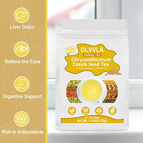Chrysanthemum Cassia Seed Tea (20 Count (Pack of 1))