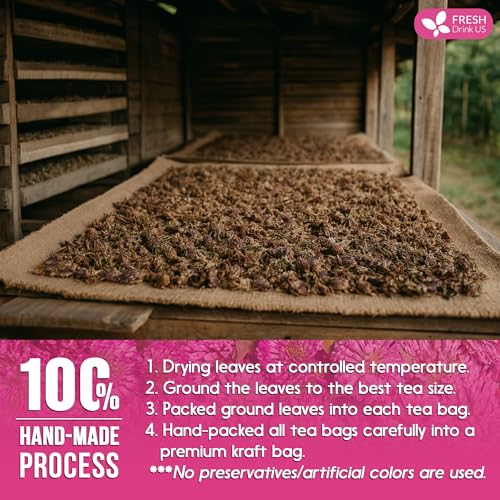 Premium Red Clover Herbal Tea (35 Tea Bags)