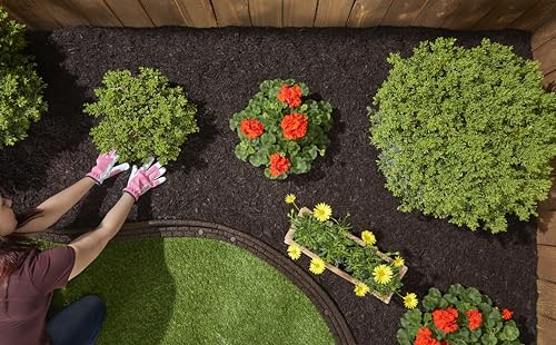 Premium Shredded Rubber Mulch for Gardens