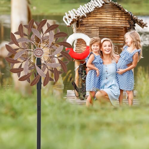 360° Wind Spinners Outdoor (Rust Color)