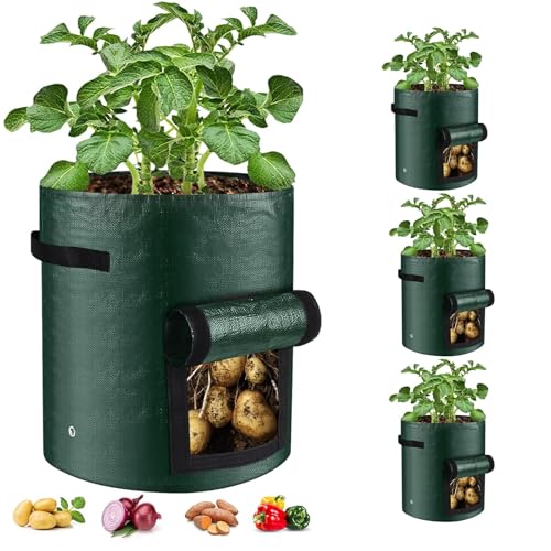 10 Gallon 3 Pack Potato Grow Bags (3 Count)