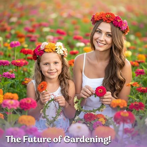 550 Cut and Come Again Zinnia Heirloom Flower Seeds