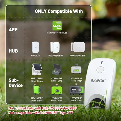 3-in-1 APP Remote Monitoring WiFi Soil Meter Indoor/Outdoor (Sensor + Hub / White)