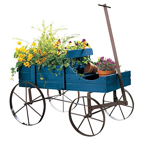 Amish Wagon Decorative Indoor (Blue)