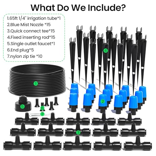 65FT Drip Irrigation System