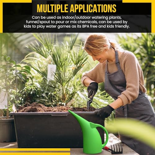 2 Pack 1 2 Gallon Green Watering Can (Green / 2 Pack)