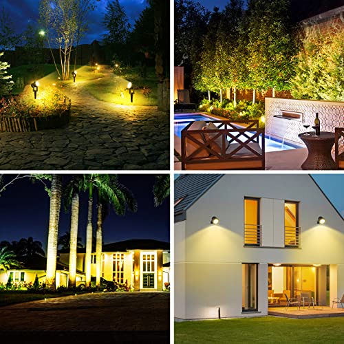 Christmas Solar Landscape Spotlights 4 Pack Warm White 3000K (4 Count)