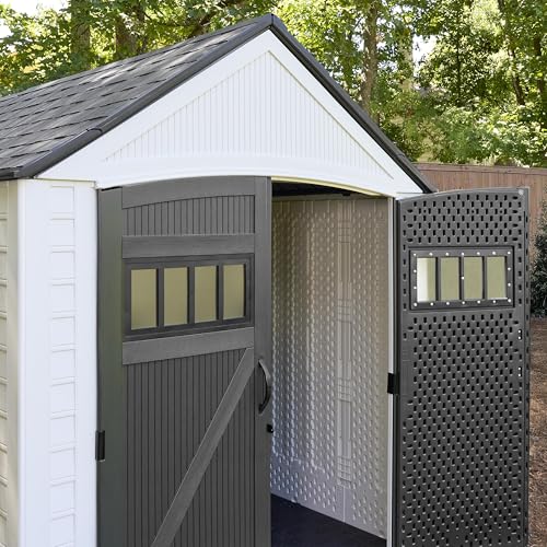 Resin Outdoor Storage Shed (7'x10' / Winter Fog)