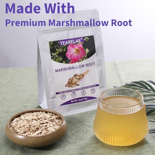 Dried Marshmallow Root Loose Leaf (4 Ounce (Pack of 1))