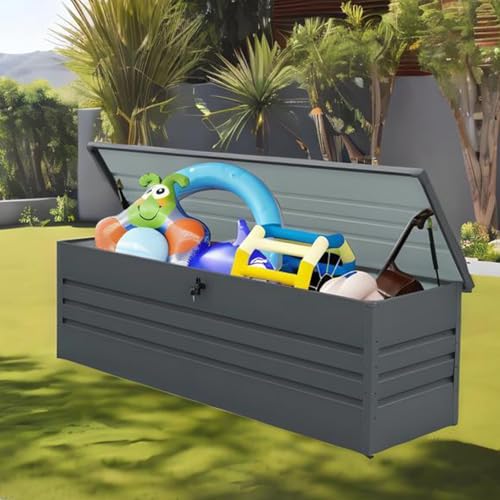 Metal Deck Box Waterproof (72.83"L x 32.28"W x 29.53"H)