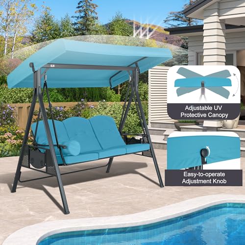 Porch Swing 3 (Turquoise / Porch Swing)