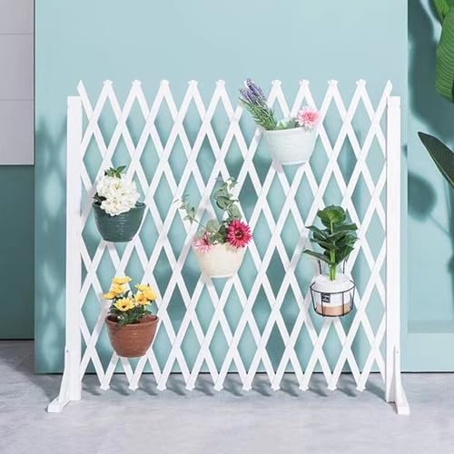 Expandable Wooden Lattice Garden Fence