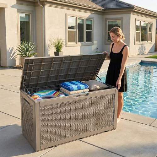 Outdoor Storage Box (Grey / 110 Gallon 3.0)