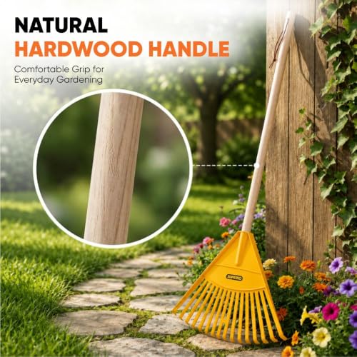 Kids Leaf Rake (Yellow)