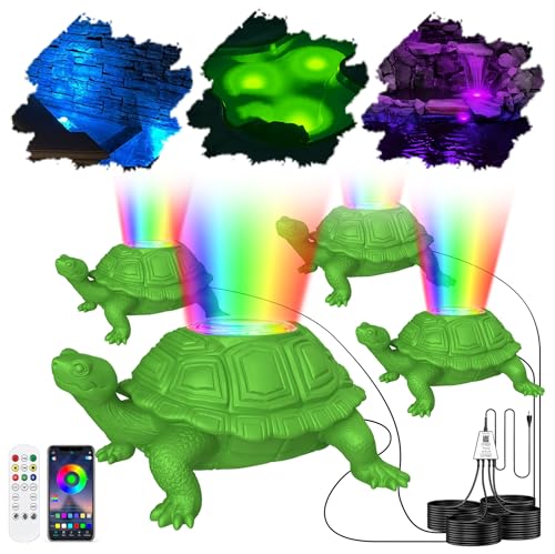 6W Pond Light LED Underwater with 12V Transformer & APP (Green / 4 set)