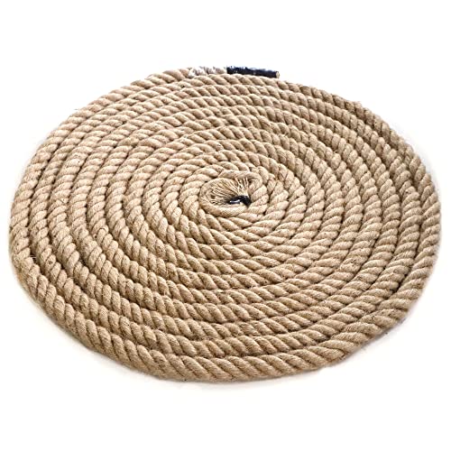 Natural Jute Rope (Natural Jute / 38mm x 50 Ft)