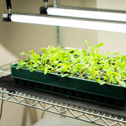 10" x 20" 76 Cells Seed Starter Tray Stackable Seedling Starting Germination Trays for Plants Planting Vegetables Herbs Flowers (3 Pack / 76 Cells Stackable Tray)