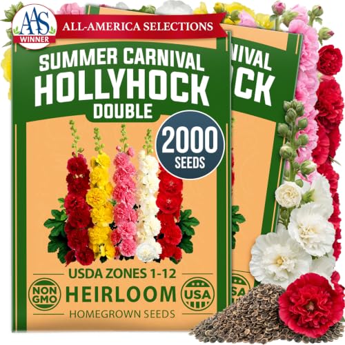 Summer Carnival Giant Hollyhock Seeds