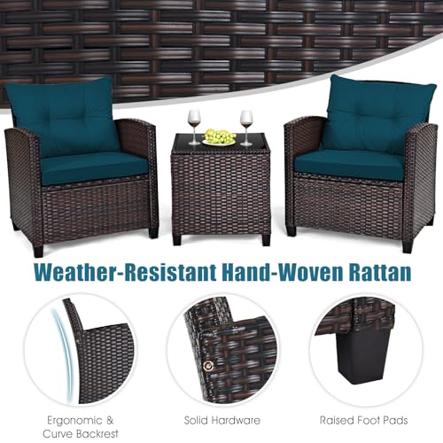 3 Pieces Patio Furniture Set