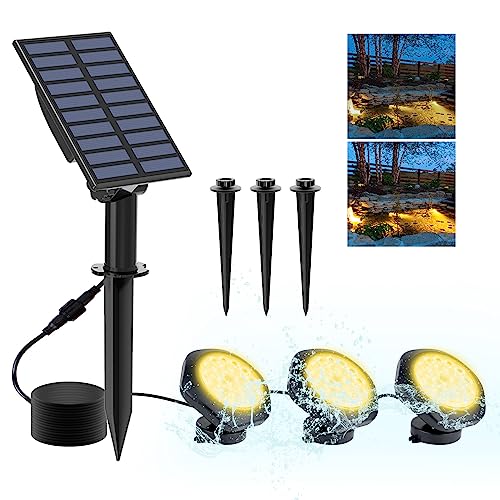 Solar Pond Lights (3-Lights-Warm White)