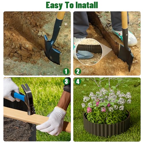 Corrugated Metal Garden Edging