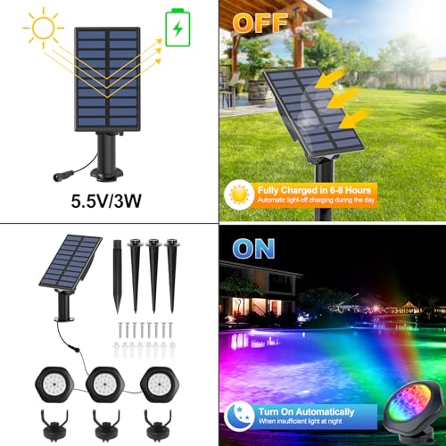 Solar Pond Lights