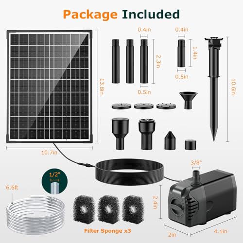 Solar Fountain Pump (20W)