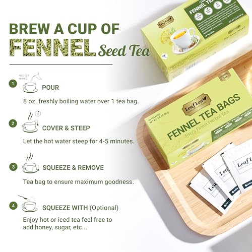Fennel Seed Tea Bags (80 Count)