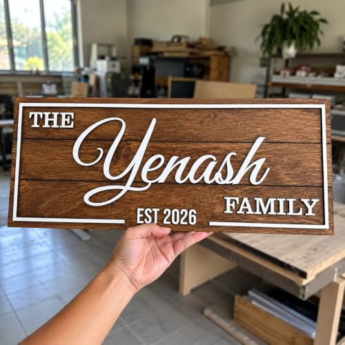 Personalized Family Name Sign (Large)
