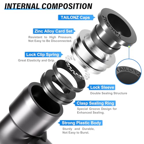 Elbow and Straight Combination 5 (5/16"OD x 1/4"NPT)