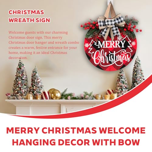 Christmas Door Sign for Front Door (Christmas Door Sign-d)