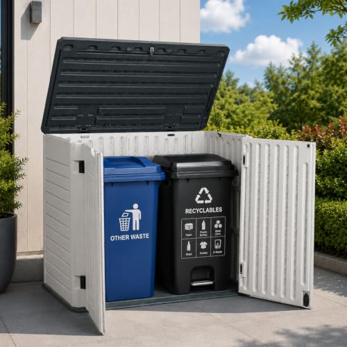 Horizontal Resin Storage Shed (White / 35 Cuft/No Shelves)
