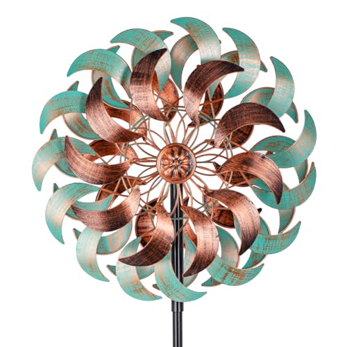 360° Wind Spinners Outdoor (13inch(Turquoise))