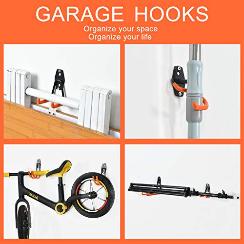 Garage Hooks Heavy Duty (Large J Hooks, 10 Pack)