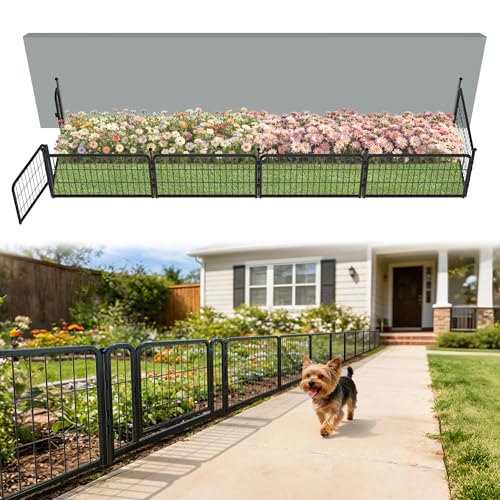 No Dig Garden Fence (Black / 17"H)
