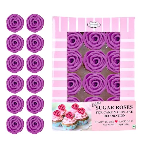 Edible Fuchsia Pink Roses (Fuchsia Pink)