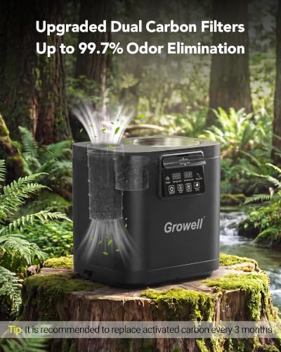 4L Electric Composter for Kitchen (Black)